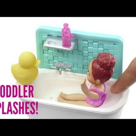 Embedded thumbnail for Barbie Skipper and bathtub playset