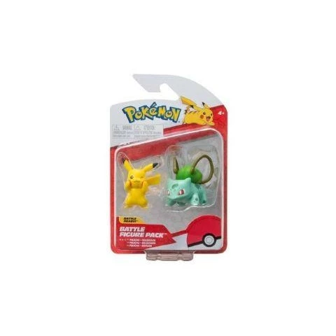 Pokemon Battle Figure 2pk Bulbasaur&Pikachu