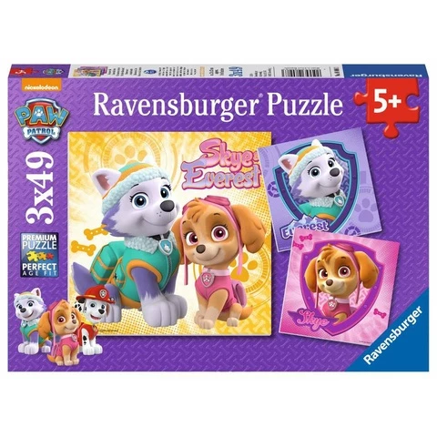 Ravensburger Kaja and Everest Puzzle 49 x 3 pieces