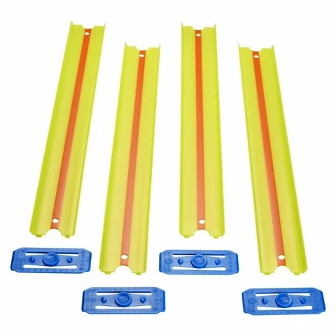 Hot Wheels track parts yellow