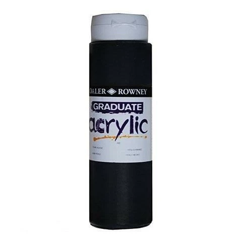 Akryyliväri Daler Rowney 500ml Musta