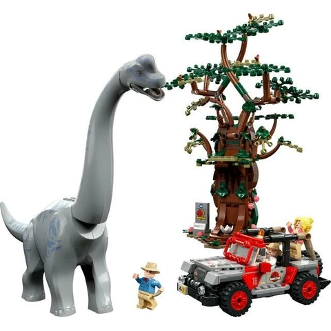 LEGO Jurassic Brachiosaurus Löydetään