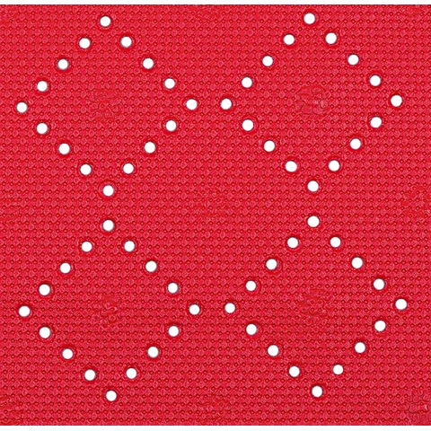 Bath mat P Alaska 55 x 55 cm red (16.90)