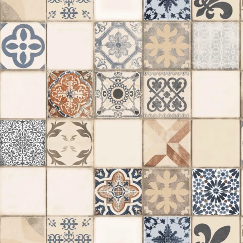 140 cm Vahakangas Tiles multi