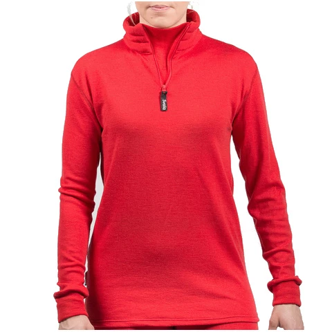 Svala Merino Zip-Neck naisten merinopaita