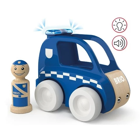 Brio Police car 30377 wooden toy