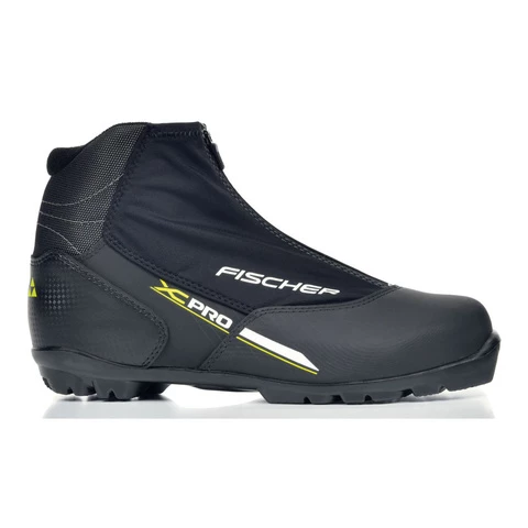 Fischer XC Pro Black Yellow Лыжные Ботинки Черно-Желтые