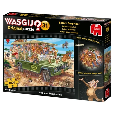 Jumbo Puzzle 1000 pieces Wasgij 31 Safari Surprise