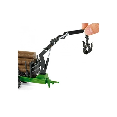 Siku tractor + log cart 1954 1:50