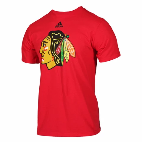 ADIDAS NHL Футболка Взрослая (Серебро) - Tee Chicago Blackhawks