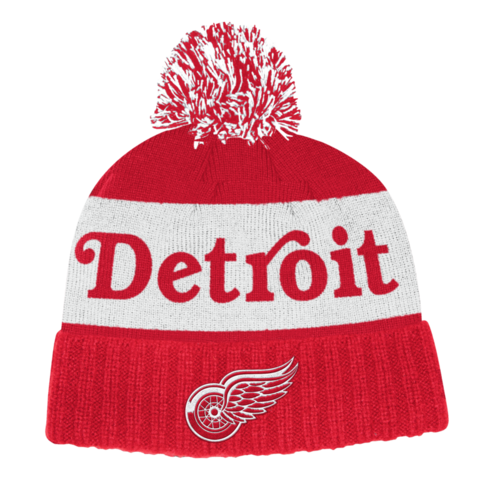 detroit red wings beanie