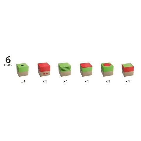 Brio Palikat 30436 Aistipalikat puulelu