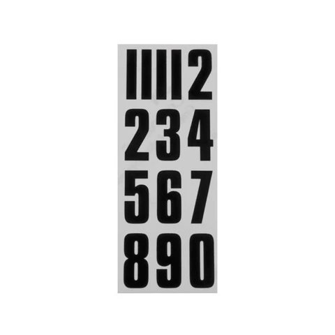 BAUER Helmet Numbers BLACK kypäränumerot Mustat