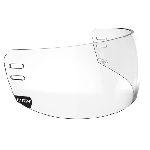CCM VR14 Straight Cut Visor+Spacer Clear Visiiri