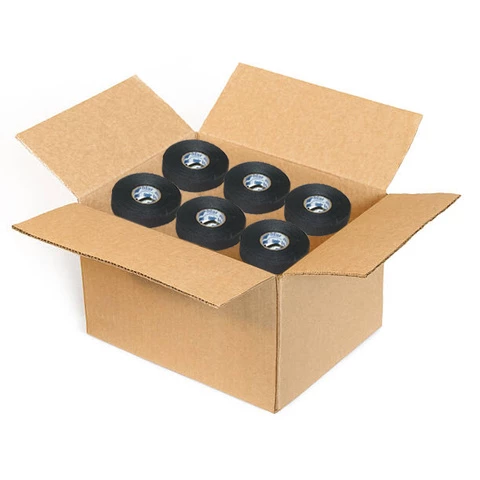 COMP-O-STICK Cotton Eristysnauha Mailateippi Erkka 24mm x 25yd Musta (60kpl laatikko)