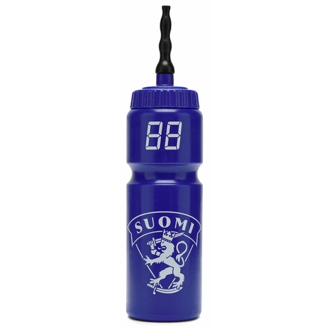 WARRIOR S19 Suomi Leijona Logo Sininen Juomapullo 800ml