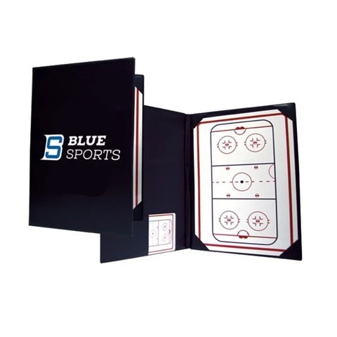 BLUE SPORTS Kaksiosainen taktiikkataulu kansio 27,94cm x 38,1cm