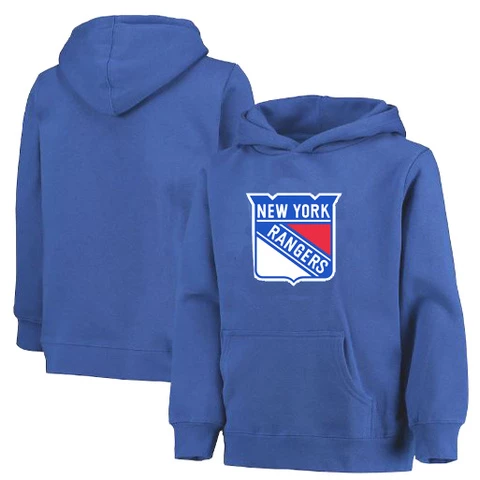 NHL S21 Свитшот с Логотипом Команды Флис  Юношеский - New York Rangers
