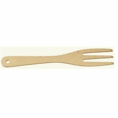 Wooden fork / beech, 28 cm