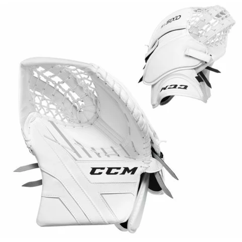 CCM S20 AXIS 1.5 Goalie Catcher JUNIOR White Maalivahdin Räpylä