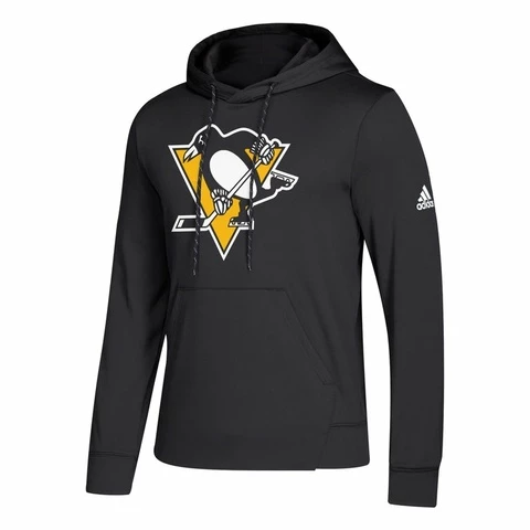 ADIDAS NHL Pullover Hood 100% Polyester Pittsburgh Penguins Aikuisten Huppari