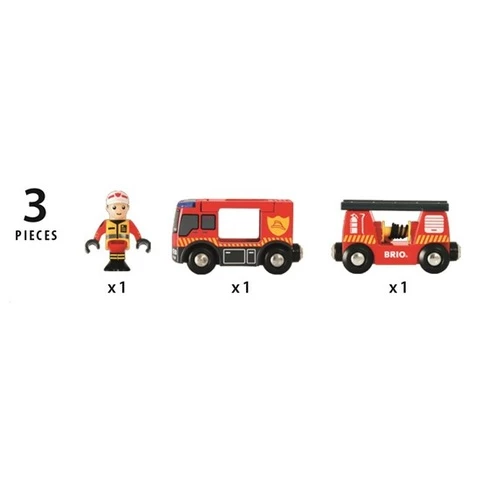 Brio fire engine 33811