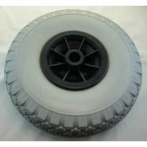 Solid rubber wheel 3.00-4, gray