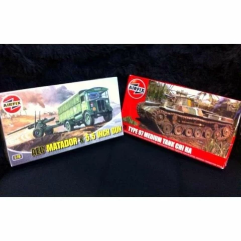 Tankki Airfix 1:76 ERI malleja