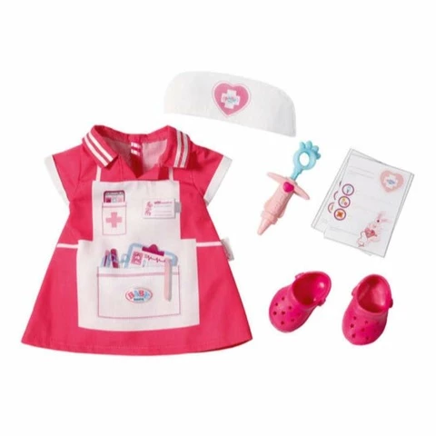  Baby Born nurse outfit