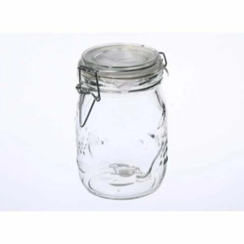 Glass jar with patent lid 1 L