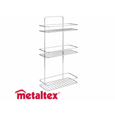 Reflex straight shelf 3-part chrome