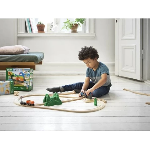 Brio crane track 33878, lift &amp; load