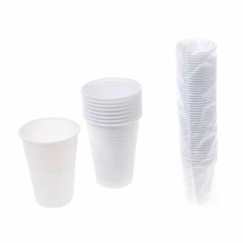 Disposable plastic cup 200 ml, 50 pcs