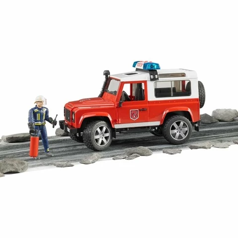 Bruder Land Rover &amp; Fireman 2596