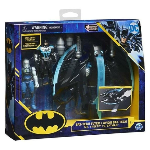 Batman Bat-Tech Flyer With 10cm Figures