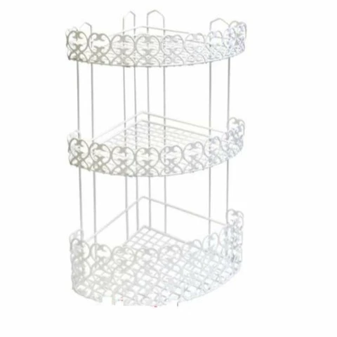 Corner shelf Florenz 3 parts white