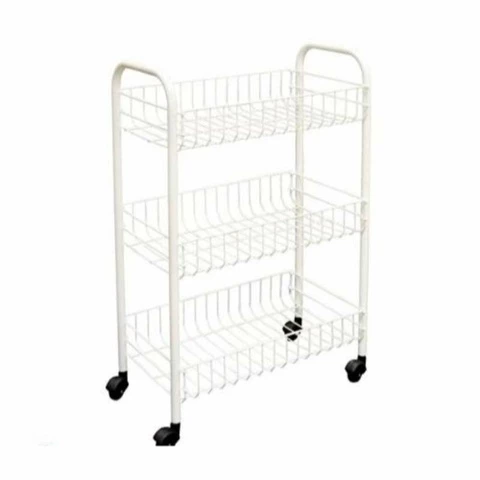  Basket Siena on wheels white