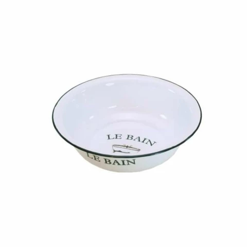 Emalinen vati 32 cm Le Bain