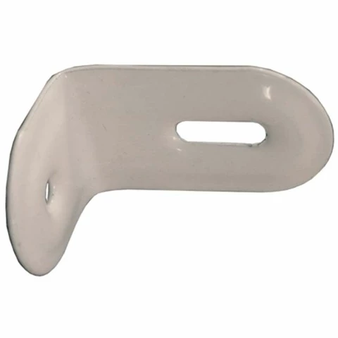 Angle iron 25 x 27 x 42 mm, white