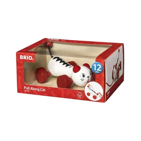 Brio cat pullable 30187 wooden toy