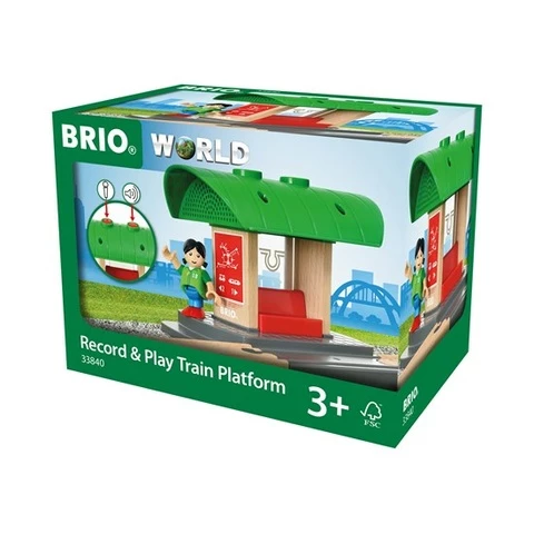 Brio train platform 33840, save &amp; play