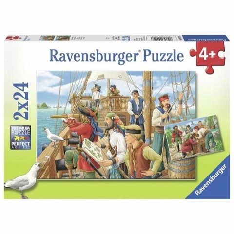  Ravensburger Puzzle 24 x 2, Pirate