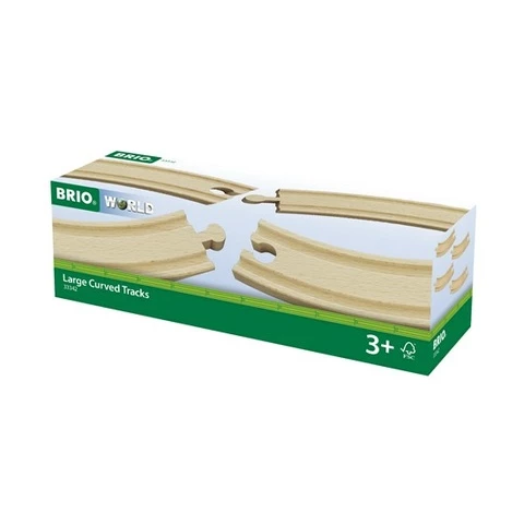 Brio track curves 17 cm 33342