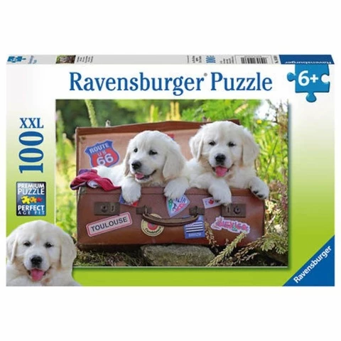 Puzzle 100 dogs in a suitcase