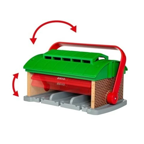 Brio train station with carrying handle 33474