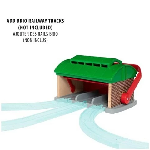 Brio train station with carrying handle 33474