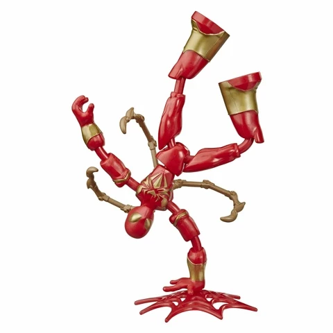  Spiderman Bend and Flex Iron Spider figure