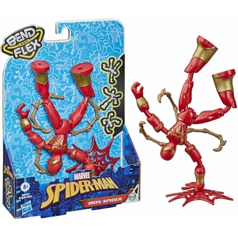  Spiderman Bend and Flex Iron Spider figure