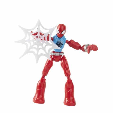  Spiderman Bend and Flex Scarlet Spider figure