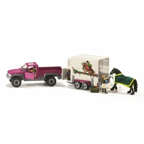  Schleich car and horse carriage 42346
